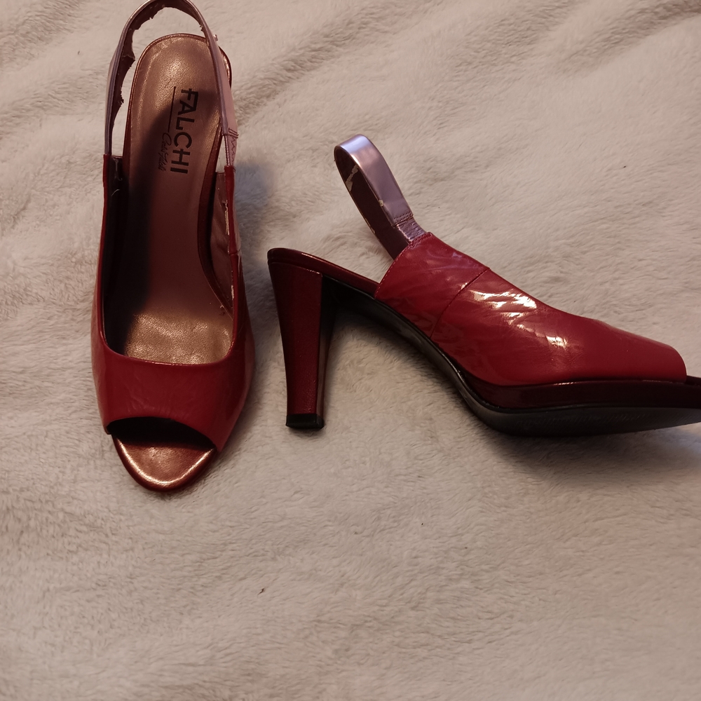 Women's Red Slingback Heels